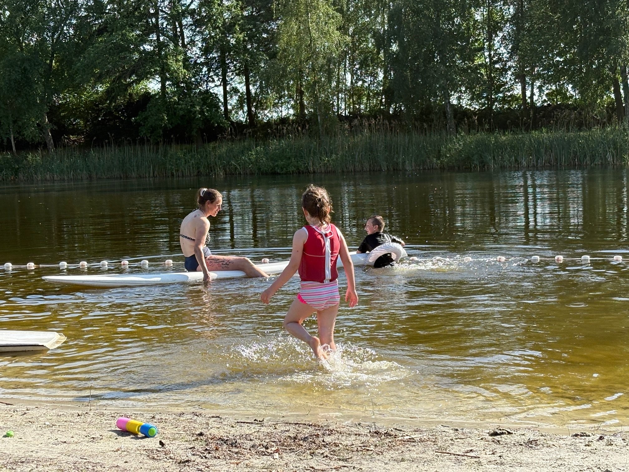 Badesee mit Strand
